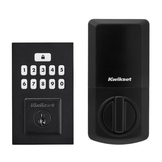 Kwikset SmartCode 260 Contemporary Keypad Electronic Deadbolt Lock ft. SmartKey Security