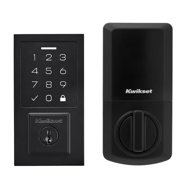 Kwikset SmartCode 270 Touchpad Contemporary Keypad Electronic Deadbolt Lock ft. SmartKey Security