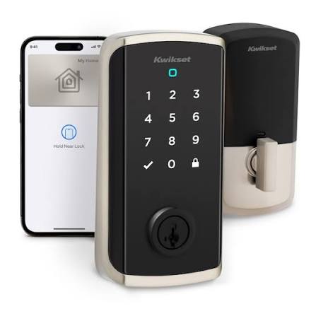 Kwikset Halo Select Plus - Apple Home Keys Tap-to-Unlock, Wi-Fi and Matter Enabled Smart Lock Deadbolt with Door Status Sensor and Intrusion Detection